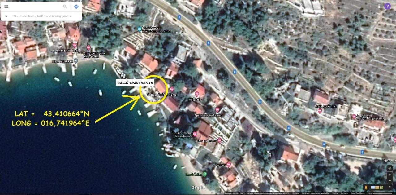 Apartment On The Beach Lokva Rogoznica Ngoại thất bức ảnh